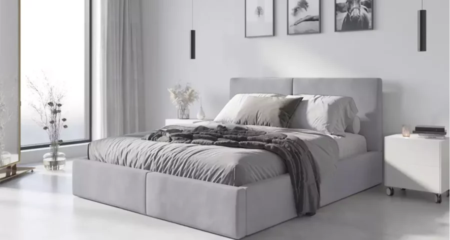 łóżko z pojemnikiem 140x200